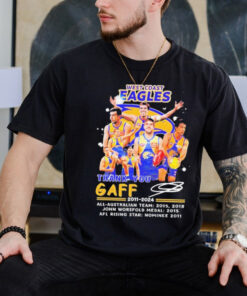 AFL West Coast Eagles Thank You Andrew Gaff 2011 2024 T Shirt