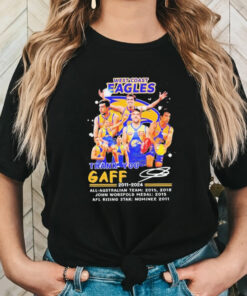 AFL West Coast Eagles Thank You Andrew Gaff 2011 2024 T Shirt