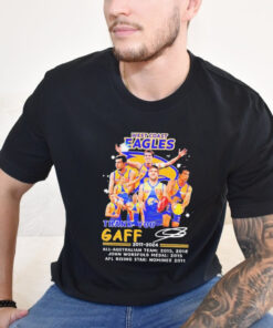 AFL West Coast Eagles Thank You Andrew Gaff 2011 2024 T Shirt