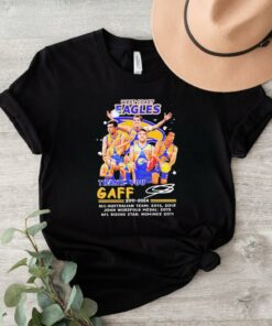 AFL West Coast Eagles Thank You Andrew Gaff 2011 2024 T Shirt