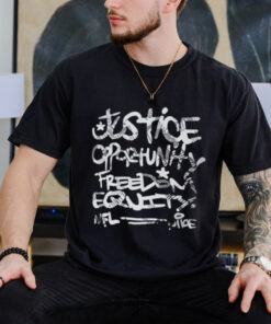 Official Justice Opportunity Equity Freedom Shirt