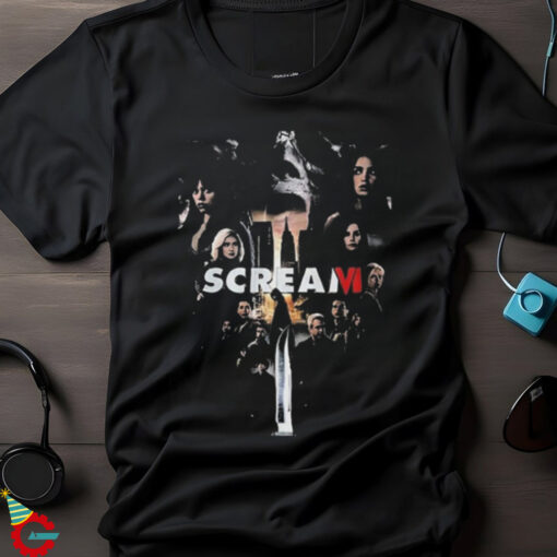 Amc Scream 6 Horror Art Shirt