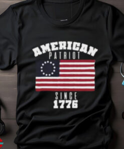 American patriot since 1776 USA flag Independence Day shirt