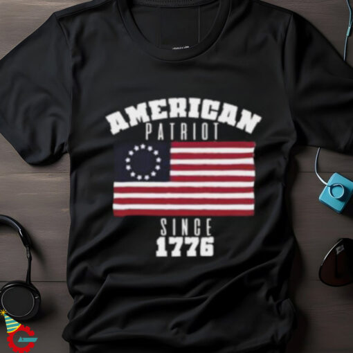 American patriot since 1776 USA flag Independence Day shirt