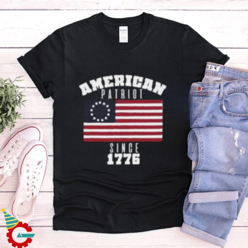 American patriot since 1776 USA flag Independence Day shirt