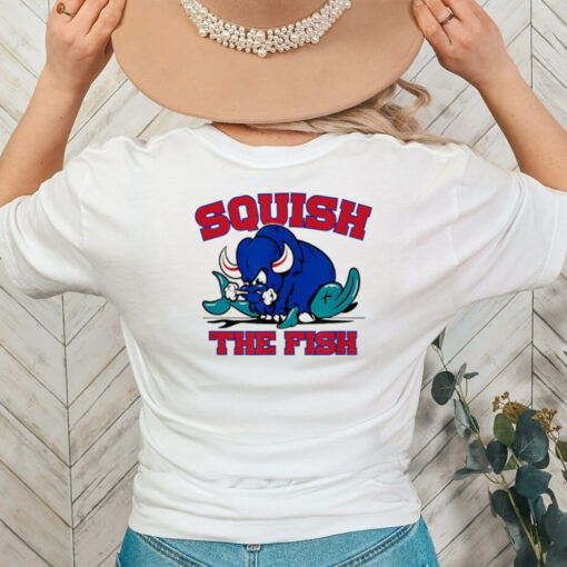 Buffalo Bills squish the fish Miami Dolphins shirt