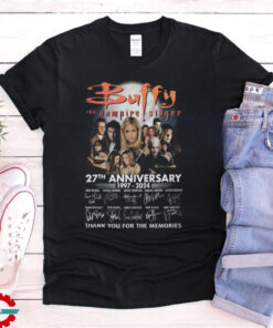 Buffy The Vampire Slayer 27th Anniversary 1997 2024 Thank You For The Memories T Shirt