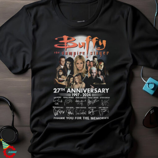 Buffy The Vampire Slayer 27th Anniversary 1997 2024 Thank You For The Memories T Shirt