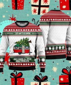 Camping Ugly Christmas Sweater