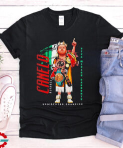 Canelo Álvarez boxing Viva Menicd Cabrones Undisputed Champion caricature shirt