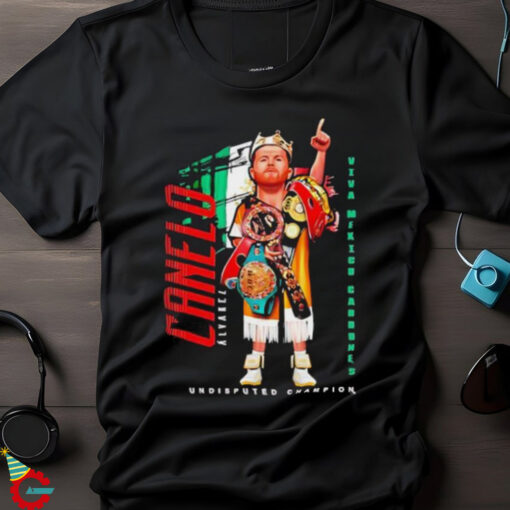 Canelo Álvarez boxing Viva Menicd Cabrones Undisputed Champion caricature shirt