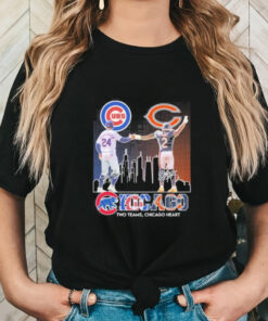 Chicago Sports Teams Cody Bellinger And Dj Moore Two Teams Chicago Heart shirt