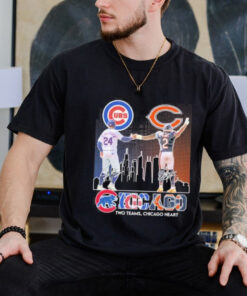 Chicago Sports Teams Cody Bellinger And Dj Moore Two Teams Chicago Heart shirt