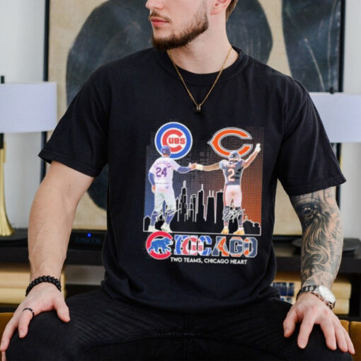 Chicago Sports Teams Cody Bellinger And Dj Moore Two Teams Chicago Heart shirt