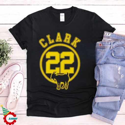 Clark 22 GOAT Iowa Hawkeyes Basketball shirt