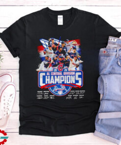 Cleveland Guardians 2024 American AL Central Division Champions signature shirt