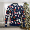 Snowy Christmas Snoopy Anime Ugly Christmas Sweater