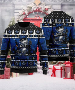 Dallas Cowboys Sweater Jack Skellington Dallas Cowboys Ugly Sweater Blue Unisex Adults For Fan