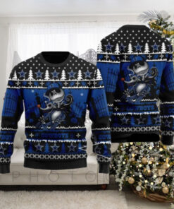 Dallas Cowboys Sweater Jack Skellington Dallas Cowboys Ugly Sweater Blue Unisex Adults For Fan