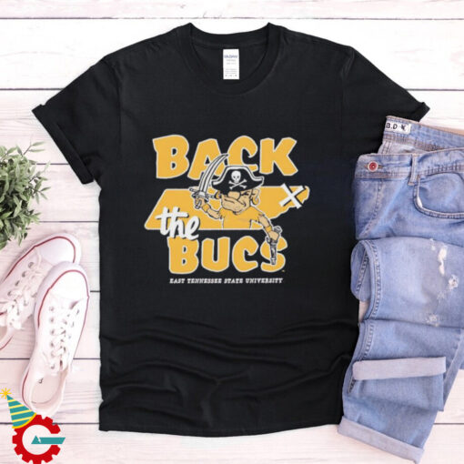 East Tennessee State University back the Bucs shirt