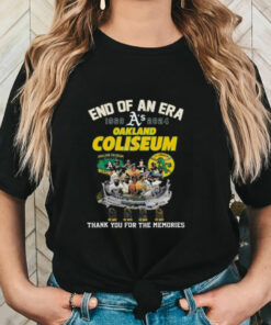 End Of An Era 1968 2024 Oakland Coliseum Thank You For The Memories shirt