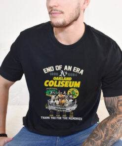 End Of An Era 1968 2024 Oakland Coliseum Thank You For The Memories shirt