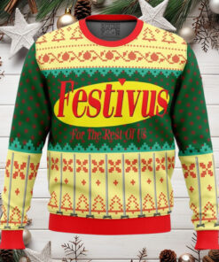 Festivus For The Rest Of Us Anime Ugly Christmas Sweater