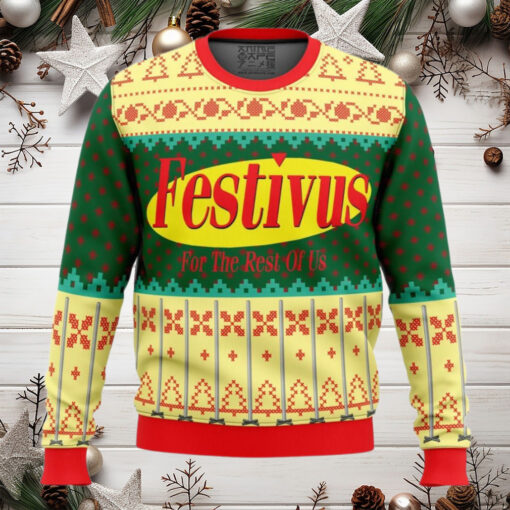 Festivus For The Rest Of Us Anime Ugly Christmas Sweater