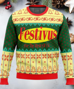 Festivus For The Rest Of Us Anime Ugly Christmas Sweater