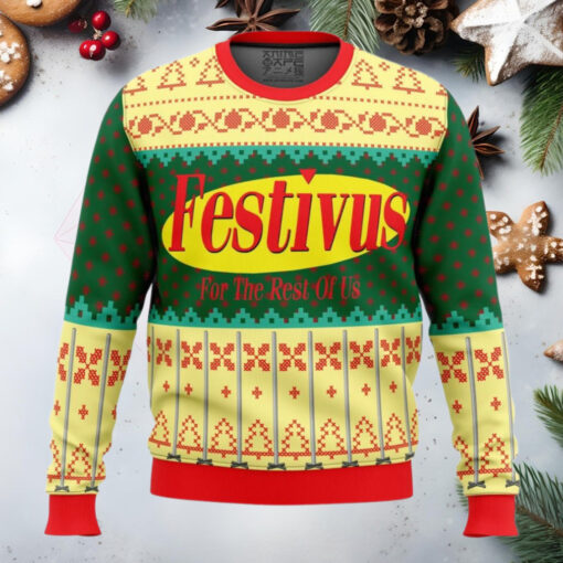 Festivus For The Rest Of Us Anime Ugly Christmas Sweater