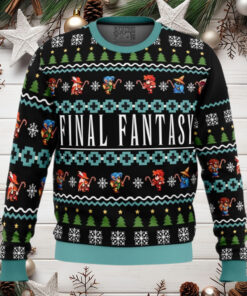 Final Fantasy Anime Ugly Christmas Sweater