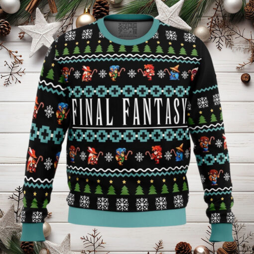 Final Fantasy Anime Ugly Christmas Sweater