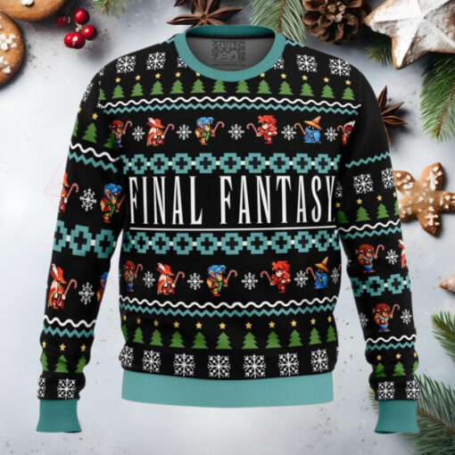 Final Fantasy Anime Ugly Christmas Sweater