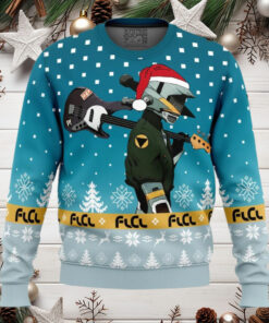 Flcl Canti Saw Christmas Tree Anime Ugly Christmas Sweater