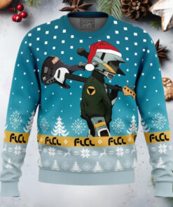 Flcl Canti Saw Christmas Tree Anime Ugly Christmas Sweater