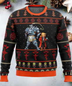 Fullmetal Alchemist Elrics Sprites Anime Ugly Christmas Sweater