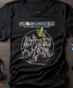 Ghostbusters Group Poster T Shirt