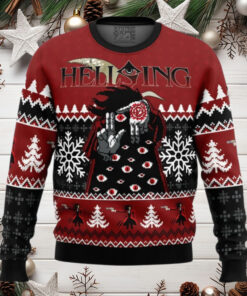 God With Us Hellsing Anime Ugly Christmas Sweater