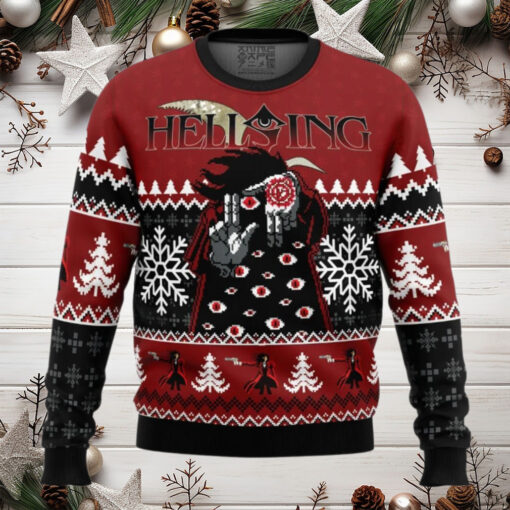 God With Us Hellsing Anime Ugly Christmas Sweater