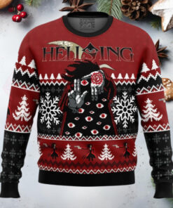 God With Us Hellsing Anime Ugly Christmas Sweater