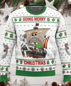 Going Merry Christmas One Piece Anime Ugly Christmas Sweater