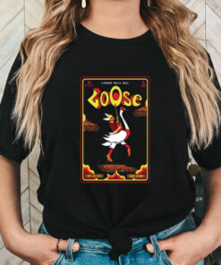 Goose Sep 15 2024, Red Vibrant Music Hall Tour Poster Shirt