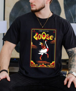 Goose Sep 15 2024, Red Vibrant Music Hall Tour Poster Shirt