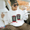 Guns N Roses Cross Logo Skeletons With Santa Hats Christmas Jumper Multicolor Ugly Christmas Sweater rem