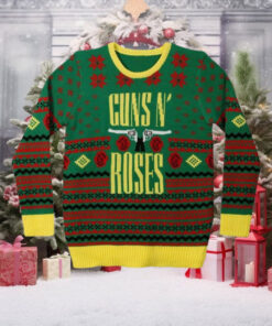 Guns N Roses Holiday Ugly Christmas Sweater 2024