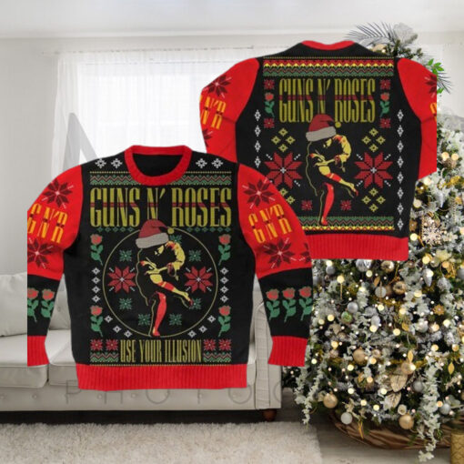 Guns N Roses Use Your Illusion 2024 Ugly Christmas Sweater