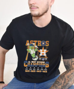 Official Houston Astros AL West Division Champions 2024 Champs Memories Shirt