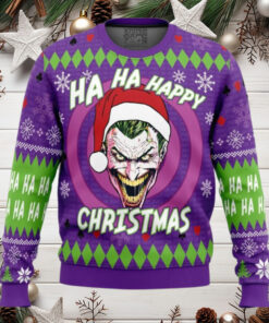 Ha Ha Ha Happy Christmas Joker Christmas Sweater