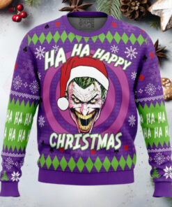 Ha Ha Ha Happy Christmas Joker Christmas Sweater