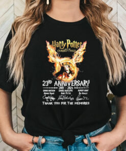 Harry Potter And The Cursed Child 23rd Anniversary 2001 2024 Signature Thank You For The Memories Unisex T Shirt